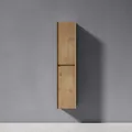 Produktbild: doporro Seitenschrank Badschrank Schmal Hochschrank Badezimmer Hängend Regal BHT ca: 35x30x160cm Midischrank in Kerneiche Rimo