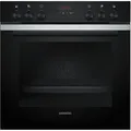 Produktbild: Siemens HE273ABS3 - iQ300 Einbauherd mit 5 Jahre Garantie, Edelstahl, 3D Heissluft, Pyrolyse, 60 x 60 cm