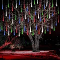 Produktbild: Weihnachtsdeko10 Röhren LED Meteorschauer Lichterkette Außen Wasserdichte Fal...