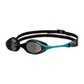 Produktbild: ARENA Cobra Swipe Racing-Schwimmbrille für Damen und Herren, Polycarbonat, spiegelfreie Gläser, hydrodynamisches Design, Rauch/Pfau