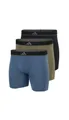 Produktbild: adidas Sportswear Langer Boxer Active Micro Flex (3er Pack) Logo-Bund, elastisch, Mikrofaser, ohne Eingriff