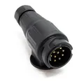 Produktbild: Anhängerstecker 13polig 12V Steckdose Buchse PKW KFZ Anhängersteckdose