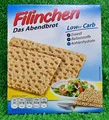 Produktbild: (17,90€/kg) Filinchen Das ABENDBROT low carb OSTPRODUKT! Knäckebrot mit Eiweiß