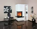 Produktbild: Hark Heizkamin Easy mit Regal 8kW 500/57 schwarz Sims Granit naturschwarz
