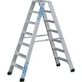 Produktbild: Zarges Stehleiter Seventec B, 40357, aus Aluminium mit 2 x 7 Stufen
