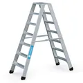 Produktbild: Zarges Bockleiter Seventec B 2x7 Stufen Standleiter Stehleiter Stufenstehleiter