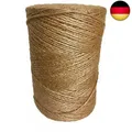 Produktbild: 500 Meter Garten Schnur Jute Kordel Garn Natur Bastelband Paketschnur Juteband