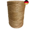 Produktbild: 500 M Schnur Jute Kordel Garten Garn Natur Bastelband Paketschnur Juteband