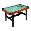 Produktbild: Billardtisch 4ft + Zubehör für Kinder & Erwachsene Billard Tisch 122x67x78 cm (LxBxH) Pool-Billardtisch, Grün
