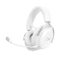 Produktbild: HyperX Cloud III S – Kabelloses Gaming-Headset, Multiplattform, 2,4 GHz, Bluetooth, Akkulaufzeit bis zu 120 Stunden, 2,4 GHz, 53-mm-Neigungstreiber, 10-mm-abnehmbares Mikrofon – Weiß