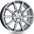 Produktbild: Keskin KT16 Dynamic palladium front polish 8x18 ET45 - LK5/112 ML66.6 Alufelge grau