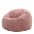 Produktbild: Icon Kingston Sitzsack Cord, Hellrosa, Sitzsack Erwachsene mit Füllung, Bean Bag, Cord Sessel, Lounge Sessel, Lounge Stuhl, Schlafzimmer, Wohnzimmer, Wohnzimmer Möbel