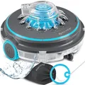 Produktbild: KESSER® Poolroboter Poolreiniger Akku Aqua-9000 inkl. Transporttasche Pool Roboter für bis 80m² Pools, Li-Ion Akku max. 75 min, Kabellos Poolsauger Bodenreinigung Vollautomatisch Bodensauger