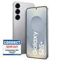 Produktbild: Samsung Galaxy S25+ PLUS 5G - 256GB -Silver Shadow/Silber - SIM+eSim - U1