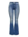 Produktbild: ONLY Damen Onlblush Life Mid Flared Bb Rea1319 Noos Jeans, Medium Blue Denim, S 30L EU