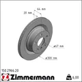 Produktbild: 2x Zimmermann 150.2966.20 Bremsscheibe für BMW 3 G20 G80 G28