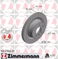 Produktbild: Bremssatz (2 Bremsscheiben) ZIMMERMANN 150.2966.20 BMW Série 3 2.0 320 d