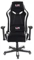 Produktbild: GAME ROCKER Gaming Stuhl G-30 Large Mikrofaser schwarz/weiß, bis 150 kg belastbar