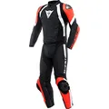 Produktbild: Dainese Avro 4 2-Teiler Motorrad Lederkombi, schwarz/rot/weiß, 50