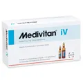 Produktbild: Medivitan iV 8 Doppel-Ampullen bei Vitamin B-Mangel & Erschöpfung - für neue Vitalität & neue Energie - schnell, direkt & lang anhaltend