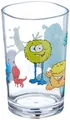 Produktbild: Emsa Kinder-Trinkglas Kids, 0,2 Liter, Motiv: Monster, Blau/Gelb, 1 Stück (1er Pack)