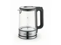 Produktbild: Gourmetmaxx Wasserkocher GOURMETmaxx , Schwarz, Edelstahl , Metall, Kunststoff, Glas , 1,7 L , 15x24x21 cm , kabellos, Überhitzungsschutz, 360°-Sockel, Beleuchtung , Küchengeräte, Wasserkocher