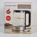 Produktbild: GourmetMaxx Glas-Wasserkocher LED 1,7l 2200W Edelstahl / Glas LED-Beleuchtung