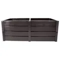 Produktbild: KHW | Hochwertiges Hochbeet | Demeter XL | platzsparend | 158 × 82 × 61 cm - 672 Liter | ideal für Urbane Gärten | nachhaltiges Gärtnern | förde
