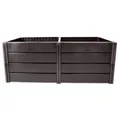 Produktbild: KHW Hochbeet Demeter XL 672L platzsparend für urbane Gärten 158x82x61cm