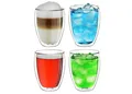 Produktbild: Creano Teeglas Thermoglas “hoch” 4er-Set 400ml, Borosilikatglas, 4-teilig