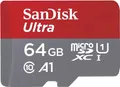 Produktbild: SanDisk Ultra - Flash-Speicherkarte (microSDXC-an-SD-Adapter inbegriffen)