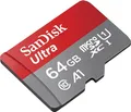 Produktbild: SanDisk Ultra - Flash-Speicherkarte (microSDXC-an-SD-Adapter inbegriffen) - 64 GB - A1 / UHS-I U1 / Class10 - microSDXC UHS-I