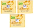 Produktbild: 3x Ritter Sport Bianco Crisp Weiße Schokolade mit Cornflakes und Puffreis 100g