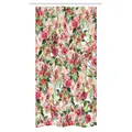 Produktbild: Blumen Schmaler Duschvorhang Roses Beeren Blumenstrauß Kunst