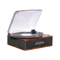 Produktbild: Retro Plattenspieler mit Bluetooth & eingebauten Lautsprechern – Denver VPB‑262 Multi-Speed Turntable Music System (33 ⅓ / 45 / 78 RPM) mit Line‑Out & Auto‑Stop