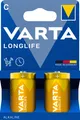 Produktbild: Varta Batterie Alkaline, Baby, C, LR14, 1.5V Longlife, Retail Blister (2-Pack) 04114101422