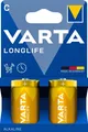 Produktbild: 4 Varta 4114 Longlife C / Baby Alkaline Batterien im 2er Blister