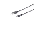 Produktbild: S/CONN maximum connectivity USB-Micro Kabel USB-A-St./USB-B MICRO St. 2.0 1,8m