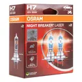 Produktbild: Halogenlampen H7 OSRAM Night Breaker Laser +150% Autolampen 2er Set 12V﻿