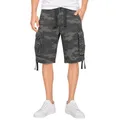 Produktbild: Brandit Herren Vintage Shorts Basic darkcamo L