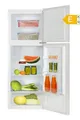 Produktbild: Amica DT374160W Kühl-Gefrierkombination 211L 144cm E LED Weiß