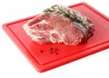Produktbild: HACCP Schneidebrett GN 1/2 rot für rohes Fleisch
