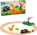 Produktbild: BRIO® Spielzeug-Eisenbahn BRIO® WORLD, Dinosaurier Bahn Set, (Set, 12-tlg), FSC® - schützt Wald