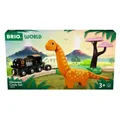 Produktbild: BRIO World – 36098 Dinosaurier Bahn Set | Spielzeugzug für Kinder ab 3 Jah