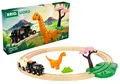 Produktbild: BRIO World - 36098 Dinosaurier Bahn Set - Zugset für Kinder ab 3 Jahren, Dino Sp
