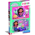 Produktbild: Clementoni Gabby's Dollhouse Puzzel 2x20st (20 Teile) (24802)