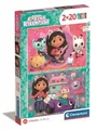 Produktbild: 8005125248025 Puzzle 2x20 elementów Gabys Dollhouse CLEMENTONI 24802 CLM CLEMENT