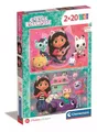 Produktbild: 8005125248025 Puzzle 2x20 Super Kolor Gabby's Dollhouse Clementoni