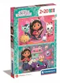 Produktbild: Clementoni Dreamworks Gabby's Dollhouse 2 Puzzle mit 20 Teilen