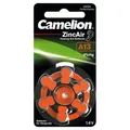 Produktbild: Knopfzelle CAMELION, A13, Zink-Luft, 6er-Blister